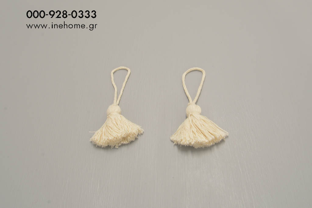 TASSEL SET5 FABRIC CREAM 6-13CM