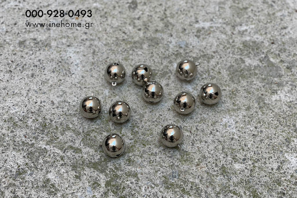 METAL BELLS SET10 SILVER 2,6CM